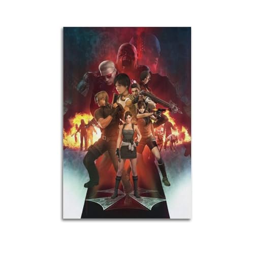 RIOEPURRT Poster, Motiv: Game Resident Evil 3, dekoratives Gemälde, Leinwand, Wandposter und Kunstdruck, moderne Familienschlafzimmer-Dekoration, Poster, 30 x 45 cm von RIOEPURRT