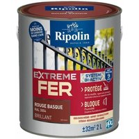 Ripolin Extreme Eisen Rot Baskisch RAL 3004 glänzende Farbe von RIPOLIN