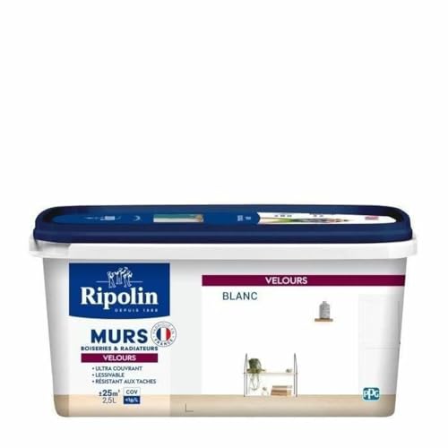 RIPOLIN Grundierung, Weiß, 2,5 l, matt, Marke EAN: 3174269077978 von RIPOLIN