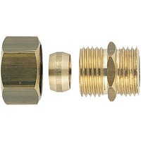 Bikonus-Messing-Verschraubung gerade 12X17-14 von RIQUIER