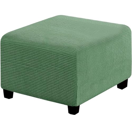 RIRWICM Quadratischer Stretch-Fußhocker-Bezug, Staubdicht, Waschbar, Universeller Pouf-Bezug Mit Elastischer Unterseite, Rutschfester Jacquard-Ottomane RIRWICM Quadratischer Stretch-Fußhocker-Bezug, Staubdicht, Waschbar, Universeller Pouf-Bezug Mit Elastischer Unterseite, Rutschfester Jacquard-Ottomane von RIRWICM