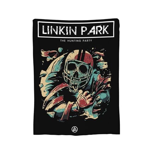 RISAKASTE Lin-kin Rock Band Wohnzimmerdecke Flanell Decke für Tag und Nacht wärmende Sofa-Decke Schwarz 200x150cm RISAKASTE Lin-kin Rock Band Wohnzimmerdecke Flanell Decke für Tag und Nacht wärmende Sofa-Decke Schwarz 200x150cm von RISAKASTE