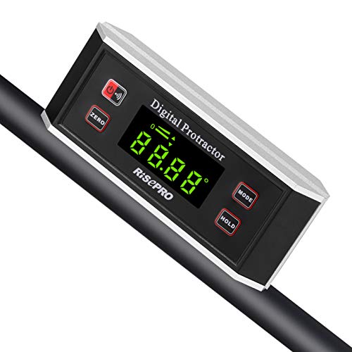 Inclinometer, RISEPRO Digital Protractor Angle Finder Level Inclinometer Magnetic V-Groove 0~360 degree with Backlight 82413B Inclinometer, RISEPRO Digital Protractor Angle Finder Level Inclinometer Magnetic V-Groove 0~360 degree with Backlight 82413B von RISEPRO