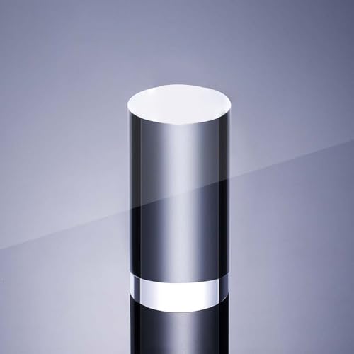 RISHORI Acrylblock Zylinder Klare Blöcke Acryl Riser Durchmesser 5cm Ständer Kosmetisches Modell Basis Feine Verarbeitung Geeignet Für Geschäftliche Veranstaltungen,10cm von RISHORI