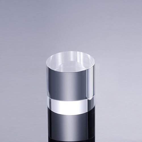 RISHORI Acrylblock Zylinder Klare Blöcke Acryl Riser Durchmesser 5cm Ständer Kosmetisches Modell Basis Feine Verarbeitung Geeignet Für Geschäftliche Veranstaltungen,5cm von RISHORI