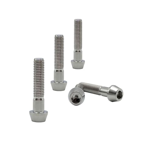 RISON Titan-Bolzen 5PCS M5x0,8x8 10 12 15 16 18 20 25 30 35 40 mm Innensechskantschrauben aus Titan für Fahrradvorbau (M5 x 0,8 x 25, Original) RISON Titan-Bolzen 5PCS M5x0,8x8 10 12 15 16 18 20 25 30 35 40 mm Innensechskantschrauben aus Titan für Fahrradvorbau (M5 x 0,8 x 25, Original) von RISON-Titanium