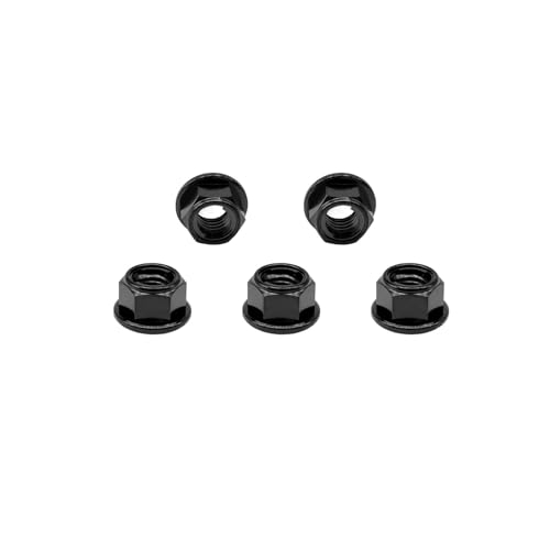 RISON Titanium Mutter Titan Flansch Vollmetall Kontermutter M10x1.5mm Titan Kettenradmutter GR5 Sicherungsmutter Schwarz 6AL4V Titanflansch-Sicherungsmutter 5 Stück RISON Titanium Mutter Titan Flansch Vollmetall Kontermutter M10x1.5mm Titan Kettenradmutter GR5 Sicherungsmutter Schwarz 6AL4V Titanflansch-Sicherungsmutter 5 Stück von RISON-Titanium