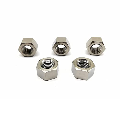 RISON-Titanium Titanmutter Sechskantmutter DIN 934, M3 Sechskant Mutter Regelgewinde Mutter Schraubenmuttern Klemmmuttern, Titan Muttern für Schrauben & Unterlegscheiben & Gewindestangen, 5 Stück RISON-Titanium Titanmutter Sechskantmutter DIN 934, M3 Sechskant Mutter Regelgewinde Mutter Schraubenmuttern Klemmmuttern, Titan Muttern für Schrauben & Unterlegscheiben & Gewindestangen, 5 Stück von RISON-Titanium