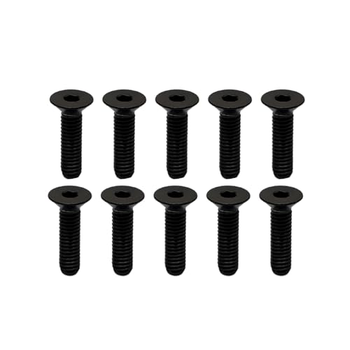 RISON-Titanium 10 Stück M2x3mm Titan Innensechskant Schrauben Set, DIN7991 Senkkopfschrauben Winzige Mikroschrauben Flachkopfschrauben Titanschrauben für 3D-Drucker, RC-Autos RISON-Titanium 10 Stück M2x3mm Titan Innensechskant Schrauben Set, DIN7991 Senkkopfschrauben Winzige Mikroschrauben Flachkopfschrauben Titanschrauben für 3D-Drucker, RC-Autos von RISON-Titanium