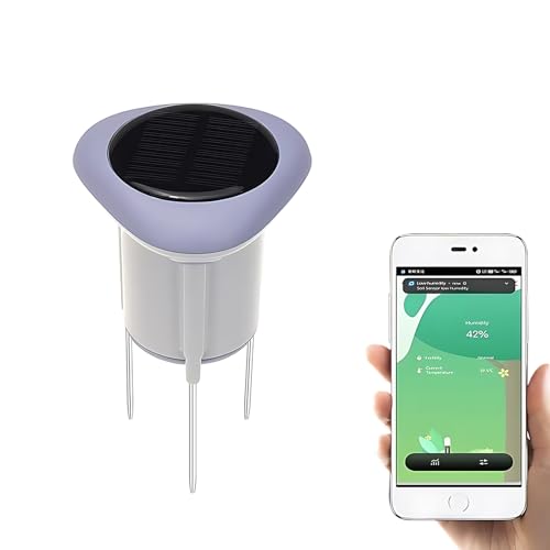 RISOON Zigbee Solar Soil Moisture & Temperature Sensor - Hub Required, Capacitive Probe, App Remote Monitoring, Compatible with Homey/Hubitat, Compatible with Homey, Hubitat RISOON Zigbee Solar Soil Moisture & Temperature Sensor - Hub Required, Capacitive Probe, App Remote Monitoring, Compatible with Homey/Hubitat, Compatible with Homey, Hubitat von RISOON