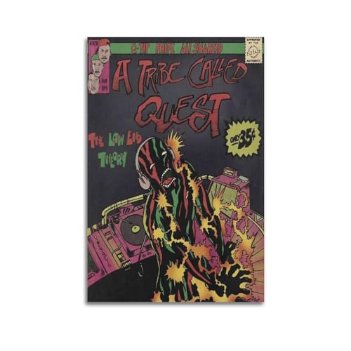 Poster "A Tribe Called Quest", Raumdekoration, künstlerisches Poster für Zimmer, ästhetische Leinwand, Wandkunst, Schlafzimmerdekoration, 50 x 75 cm, ungerahmter Stil Poster "A Tribe Called Quest", Raumdekoration, künstlerisches Poster für Zimmer, ästhetische Leinwand, Wandkunst, Schlafzimmerdekoration, 50 x 75 cm, ungerahmter Stil von RISUANHENM