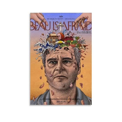 RISUANHENM Beau Is Afraid Poster, Raumdekoration, künstlerisches Poster für Zimmer, ästhetische Leinwand, Wandkunst, Schlafzimmerdekoration, 30 x 45 cm, ungerahmter Stil RISUANHENM Beau Is Afraid Poster, Raumdekoration, künstlerisches Poster für Zimmer, ästhetische Leinwand, Wandkunst, Schlafzimmerdekoration, 30 x 45 cm, ungerahmter Stil von RISUANHENM