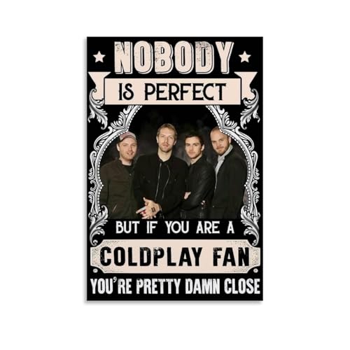RISUANHENM Coldplay Poster, Raumdekoration, künstlerisches Poster für Zimmer, ästhetische Leinwand, Wandkunst, Schlafzimmer-Dekor, 40 x 60 cm, ungerahmter Stil RISUANHENM Coldplay Poster, Raumdekoration, künstlerisches Poster für Zimmer, ästhetische Leinwand, Wandkunst, Schlafzimmer-Dekor, 40 x 60 cm, ungerahmter Stil von RISUANHENM