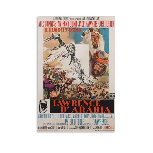 RISUANHENM Lawrence D Arabia Filmposter, Raumdekoration, künstlerisches Poster für Zimmer, ästhetische Leinwand, Wandkunst, Schlafzimmerdekoration, 30 x 45 cm, ungerahmter Stil RISUANHENM Lawrence D Arabia Filmposter, Raumdekoration, künstlerisches Poster für Zimmer, ästhetische Leinwand, Wandkunst, Schlafzimmerdekoration, 30 x 45 cm, ungerahmter Stil von RISUANHENM