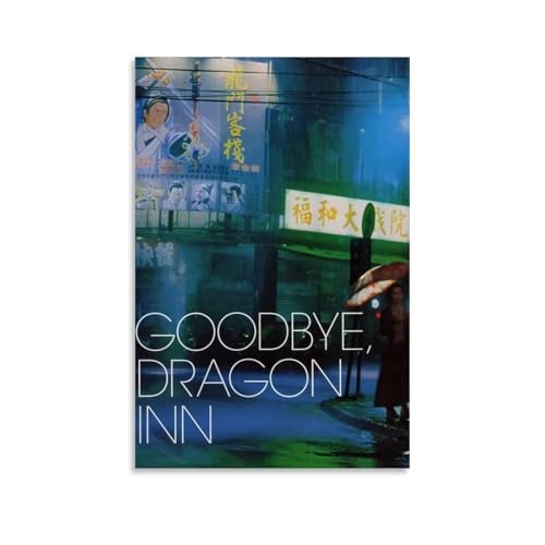 RISUANHENM Poster "Goodbye, Dragon Inn", künstlerisches Poster für Zimmer, ästhetische Leinwand, Wandkunst, Schlafzimmerdekoration, 50 x 75 cm, ungerahmter Stil RISUANHENM Poster "Goodbye, Dragon Inn", künstlerisches Poster für Zimmer, ästhetische Leinwand, Wandkunst, Schlafzimmerdekoration, 50 x 75 cm, ungerahmter Stil von RISUANHENM