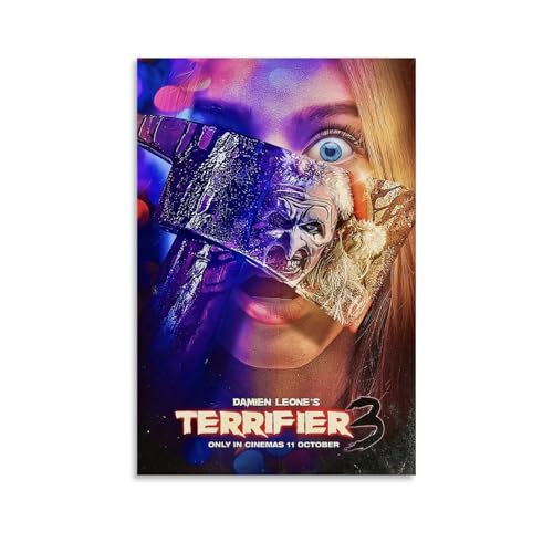 RISUANHENM Terrifier Poster, Raumdekoration, künstlerisches Poster für Zimmer, ästhetische Leinwand, Wandkunst, Schlafzimmer-Dekor, 30 x 45 cm, ungerahmter Stil RISUANHENM Terrifier Poster, Raumdekoration, künstlerisches Poster für Zimmer, ästhetische Leinwand, Wandkunst, Schlafzimmer-Dekor, 30 x 45 cm, ungerahmter Stil von RISUANHENM