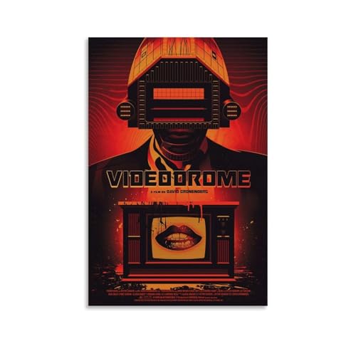 RISUANHENM Videodrome Poster, Raumdekoration, künstlerisches Poster für Zimmer, ästhetische Leinwand, Wandkunst, Schlafzimmer-Dekor, 50 x 75 cm, ungerahmter Stil RISUANHENM Videodrome Poster, Raumdekoration, künstlerisches Poster für Zimmer, ästhetische Leinwand, Wandkunst, Schlafzimmer-Dekor, 50 x 75 cm, ungerahmter Stil von RISUANHENM