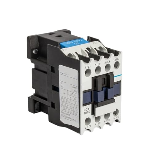 2 stücke AC Schütz Elektrische CJX2 LC1 0910 1810 NC1-1210 AC220V Kommunikation 9A 12A 18A 25A 220V 380V Contator Din Schiene Montieren(NC1-2510,220V) von RISWEKFW