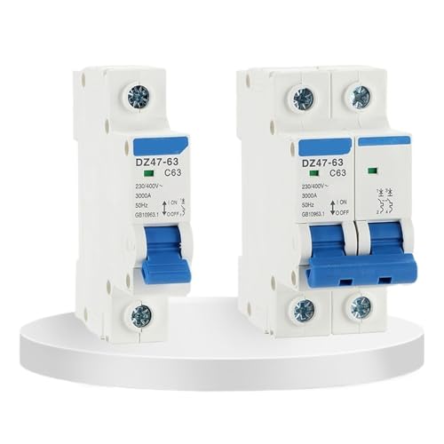 3PCS MCB DZ47-63 1P 2P 3P 4Pole C45 4,5 Ka AC Leitungsschutzschalter Haushalt Luft Schalter 60Hz 10A 16A 20A 25A 63A C typ Überlast(4P,32A) von RISWEKFW