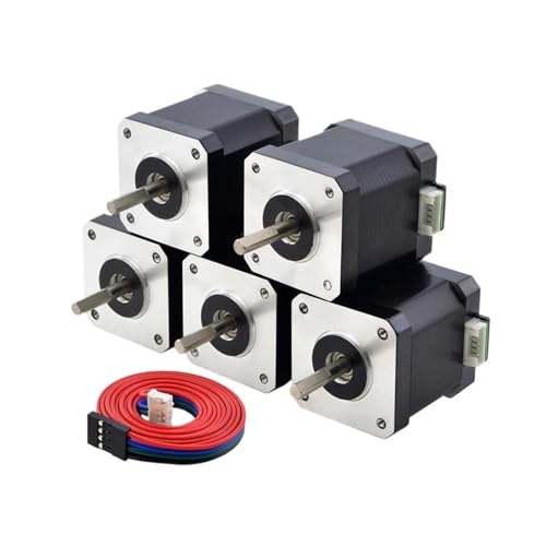 5 stücke Nema 17 Schrittmotor Nema17 Motor 0,55 Nm 2A 42x48mm 2 Phase 4-leiter von RISWEKFW