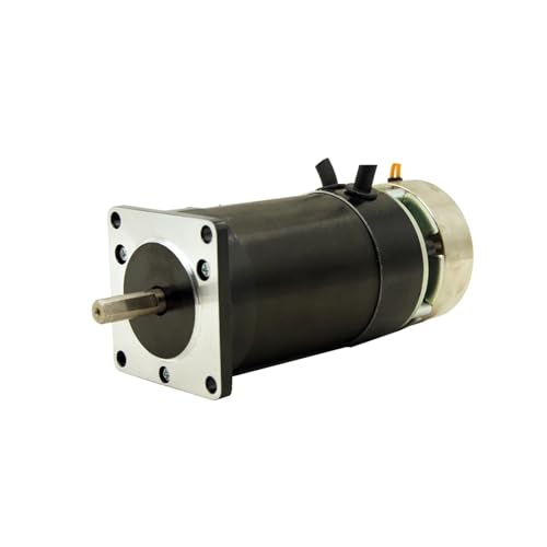 Bremse 100 W NEMA23 Bürstenloser Gleichstrommotor Runder Körper 24 V 3000 U/min Wellendurchmesser 8 mm 3-Phasen-BLDC-Motor von RISWEKFW