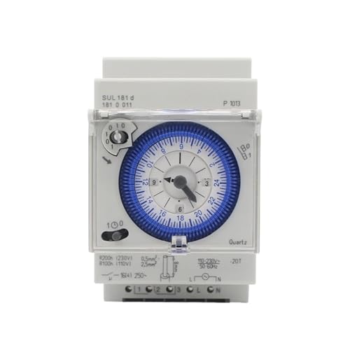 SUL181d 110-230VAC Analog 24 Stunden 3 Modul Segment DIN-SCHIENE Mit Power Mechanische Timer Schalter SUL181d 110-230VAC Analog 24 Stunden 3 Modul Segment DIN-SCHIENE Mit Power Mechanische Timer Schalter von RISWEKFW