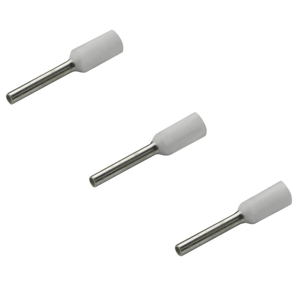 RITTAL Aderendhülsen Rittal 4050.730 Aderendhülse 0.5 mm² Teilisoliert Weiß 500 St., AS 4050.730 von RITTAL