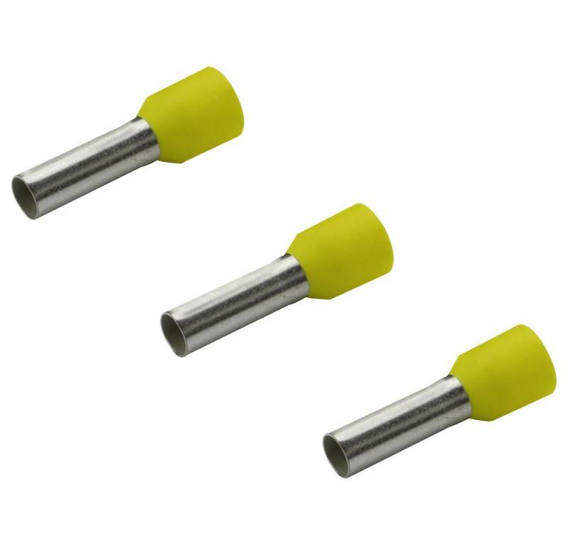 RITTAL Aderendhülsen Rittal 4050.736 Aderendhülse 6 mm² Teilisoliert Gelb 100 St., AS 4050.736 von RITTAL