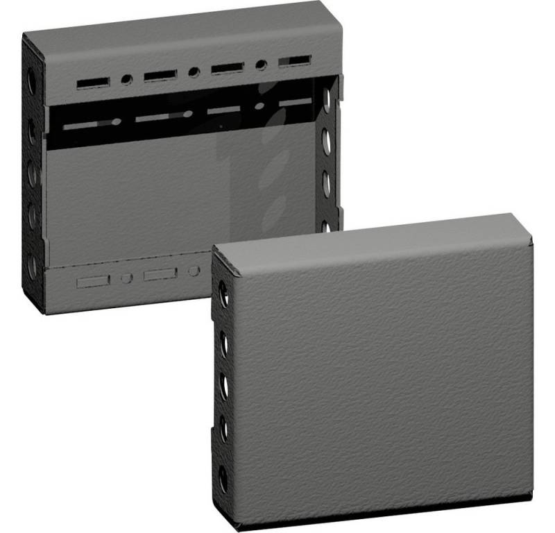 RITTAL Montagewerkzeug VX Sockel-Blende, seitlich, H: 100 mm, für T: 300 mm, Stahlblech 866, (8660030) von RITTAL