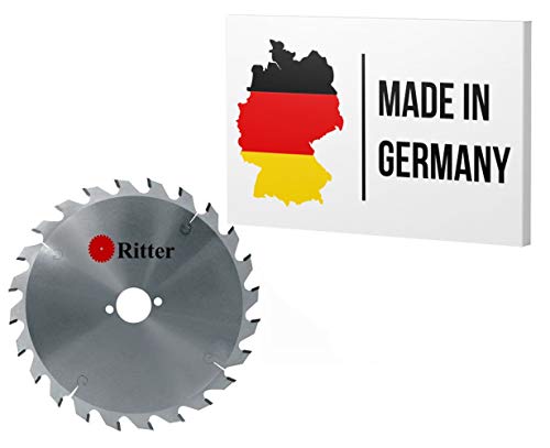 Ritter ® Sägeblatt 136X20 | Kreissägeblatt 136 X 20 Holz | Geeignet für Handkreissäge, Kappsäge und Tischkreissäge von Bosch, Makita, Metabo usw. | Handkreissägeblatt | Kreissägeblätter Hartmetall von RITTER