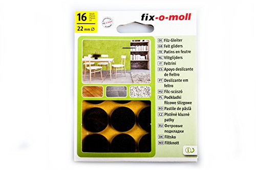 Ritterrath Filzgleiter braun 22mm 16St., 3566342 Ritterrath Filzgleiter braun 22mm 16St., 3566342 von Fix-O-Moll