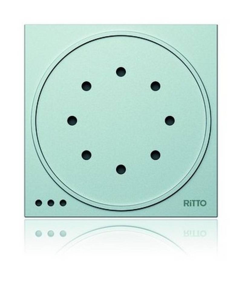 RITTO Gegensprechanlage, Sprachmodul Bus-System silber 95 x 95 x 33 mm von RITTO