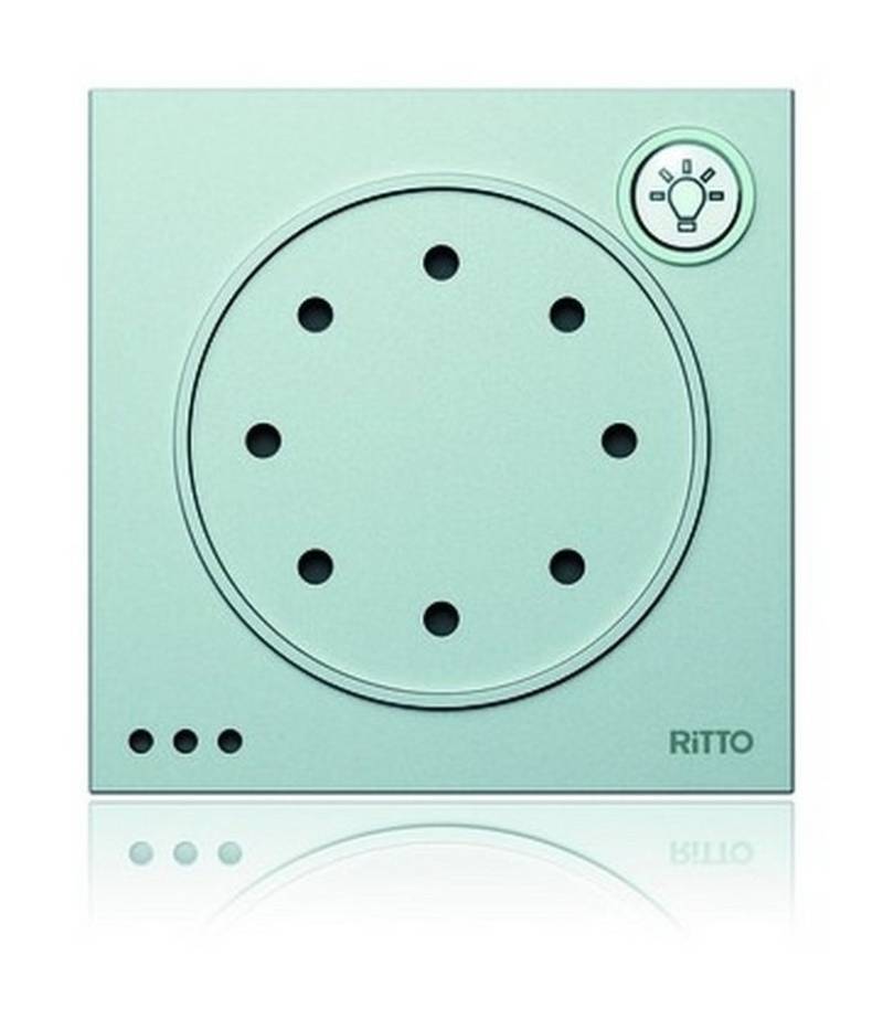 RITTO Gegensprechanlage, Sprachmodul Bus-System silber 95 x 95 x 33 mm von RITTO