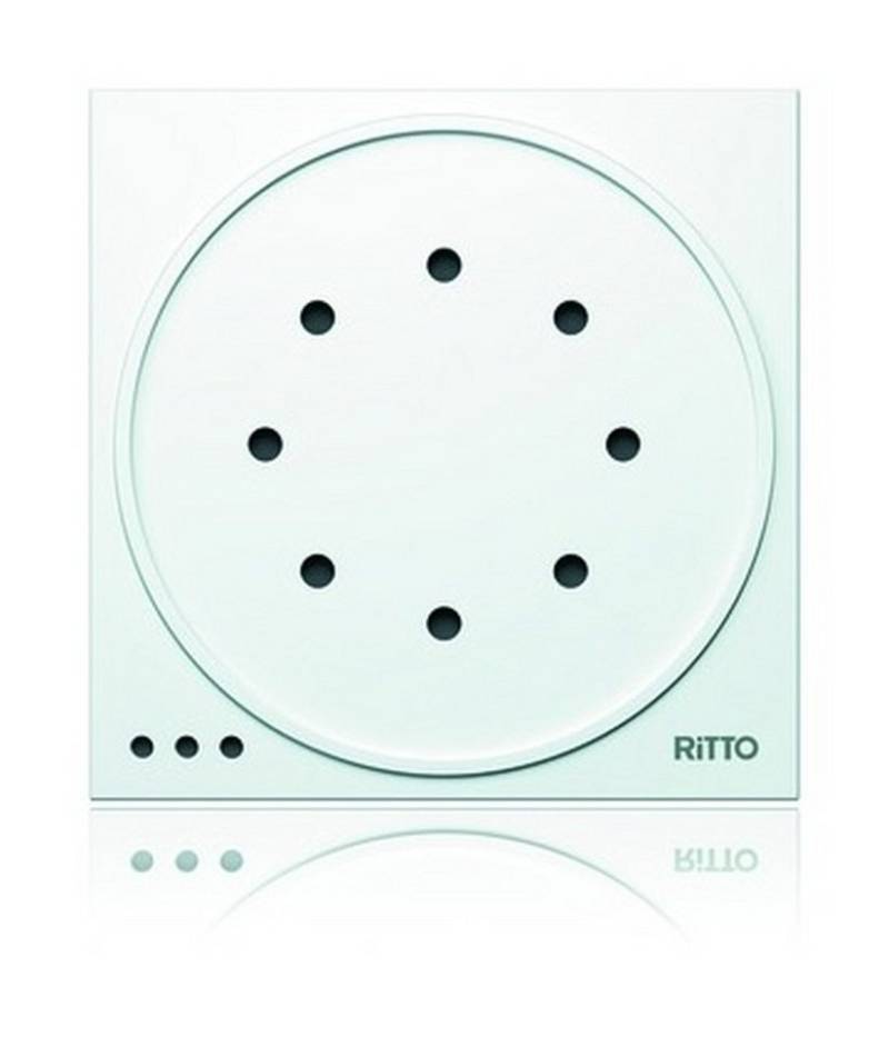 RITTO Gegensprechanlage, Sprachmodul Bus-System weiß 95 x 95 x 33 mm von RITTO