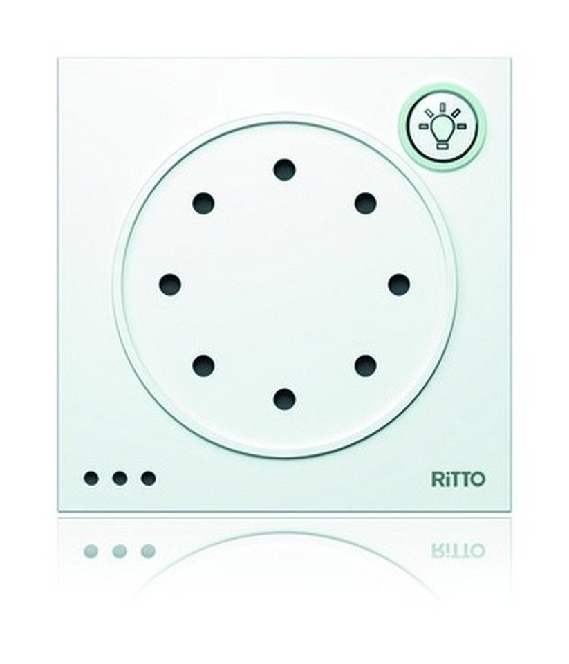 RITTO Gegensprechanlage, Sprachmodul Bus-System weiß 95 x 95 x 33 mm von RITTO