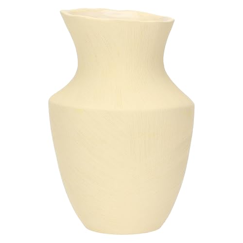 rituali domestici - Obliquo Vase L aus Keramik, 17,5 x 17,5 cm, Tiefe 26,5 cm, Kollektion Sulledune von rituali domestici
