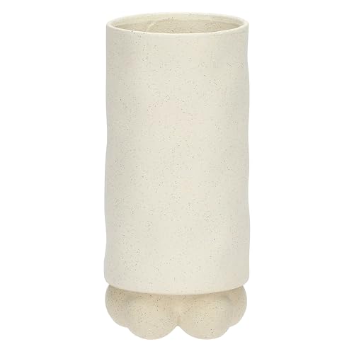 rituali domestici - Vase Deco Alto Inequilibrio aus Keramik, 13 x 13 cm, Tiefe 28,4 cm, Kollektion Inequilibrio von rituali domestici