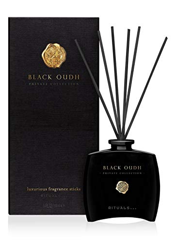 RITUALS Black Oudh Duftstäbchen Klein 100ml, Raumduft Stäbchen, 6 Wochen Duft, inkl Filabe Pflegetücher, weitere Düfte als Auswahl auf Dieser Seite von RITUALS