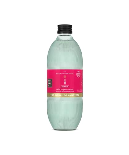 RITUALS Reed Diffuser 1x Nachfüllpack The Ritual of Ayurveda - Zweifach nachfüllbar – Duftstäbchen mit Indischer Rose und Süßmandelöl – Ausgleichender Raumduft - 1x 500ml von RITUALS