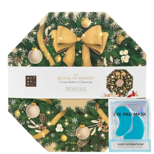 Rituals - Adventskalender 2025 - Beige - Advent Calendar Classic - The Ritual of Advent - Count Down to Christmas - 24 Gifts + Geschenk 1x Deep Hydration Eye Pad von RITUALS
