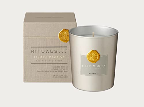 Rituals Orris Mimosa Private Collection Duftkerze, 360 g, natürliches Rapswachs von RITUALS