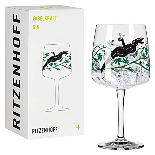 RITZENHOFF 3458002 Gin-Glas 700 ml – Serie Fabelkraft Motiv Nr. 2 – Cocktailglas mit Venusillustration – Made in Germany von RITZENHOFF