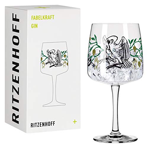 Kristallglas 380 milliliters RITZENHOFF 3641004 Fjordlicht 4 Weißweinglas-Set