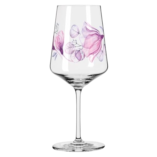RITZENHOFF 3461011 Sprizz-Glas 500 ml - 2er Set - Serie Sommersonett - 2 Stück mit Blütenmotiv - Made in Germany von RITZENHOFF