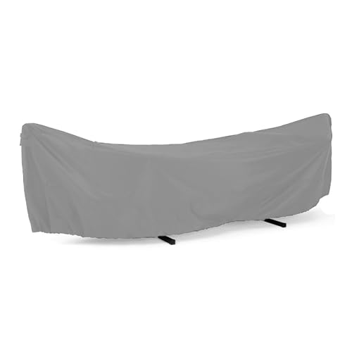 Hängematte Abdeckung Wasserdicht,Outdoor Schutzhülle für Hängematten für Stabhängematte mit Ständer und Gestelle Oxford Vollständige Abdeckplane(Size:420D-285C17x80cm,Color:grau) von RIUGHJID