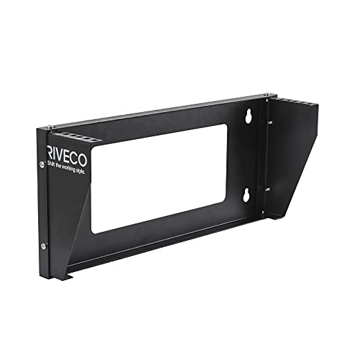 RIVECO Wall Mount Rack for Network| Reinforced Heavy Load 66-99 LBS Small Server Racks Vertical & Horizontal Mounting for 19 inches IT & Studio Equipment. (2U)… von RIVECO