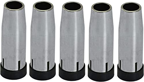 RIVERWELD 24KD MB24 CO2 MIG MAG Schweißbrenner Kontaktspitze Verbrauchsmaterial Konische Gasdüse 5pk von RIVERWELD