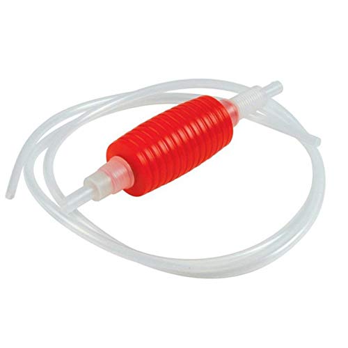 RIYAN Rot 2 Meter Siphon Handpumpe Benzin Öl Wasser Kraftstoff Transfer Siphon Pumpe für Wasser Benzin Flüssigkeit Hausgebrauch von RIYAN