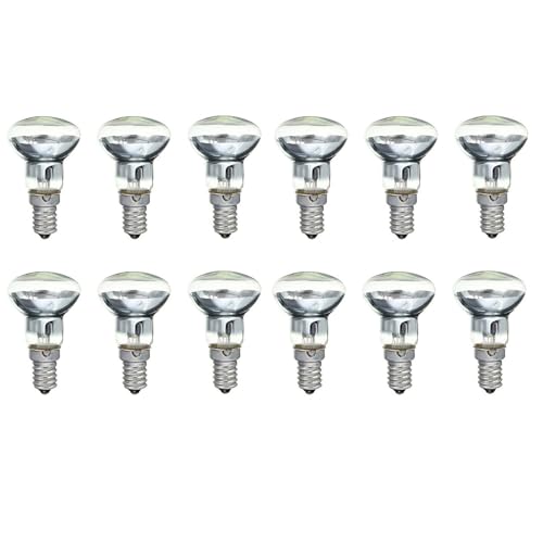 RIYAN Lava Lampe E14 R39 30W Strahler Schraube in Glühbirne Klarer Spot Glühbirnen Lava Glühlampe 12 Stücke von RIYAN
