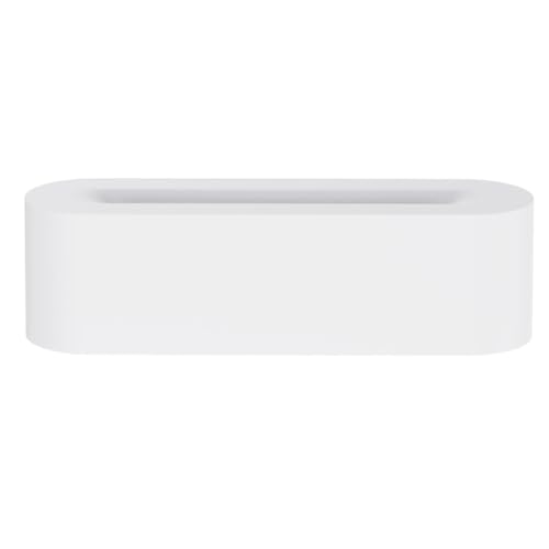 RIYAN Luftbefeuchter mit Flamme, Nebelmaschine, Ultraschall, LED-Diffusor, einfach zu bedienen, 25,7 x 7 x 7,5 cm, Weiß von RIYAN